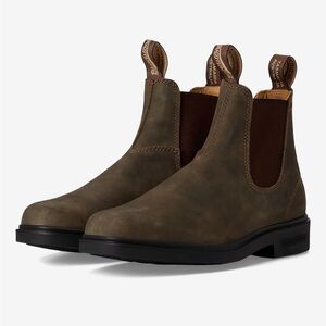 NEW Blundstone BL1306 Leather Chelsea Boots - Rustic Brown Sz 8